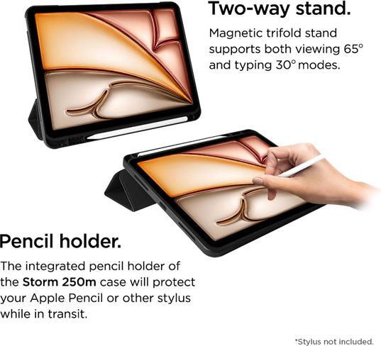 Produktbild Eiger Storm 250 Stylus Case (iPad Air 13 2024 (M2), iPad Pro 12.9 2018 (3. Gen), iPad Pro 12.9 2020 (4. Gen), iPad Pro 12.9 2021 (5. Gen), iPad Pro 12.9 2022 (6. Gen), iPad Air 13 2025)