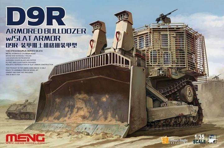 Actual product image Meng-Model D9R Armored Bulldozer W/Slat Armor