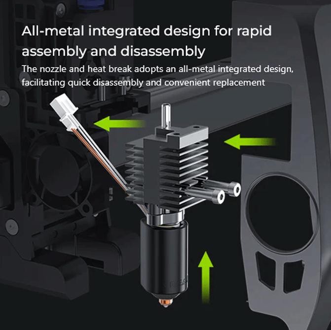 Produktbild Creality K2 Plus Keramic Hotend Kit (Düse)