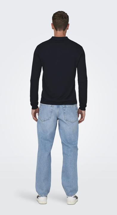 Actual product image Only & Sons Long sleeve polo shirt (XXL)