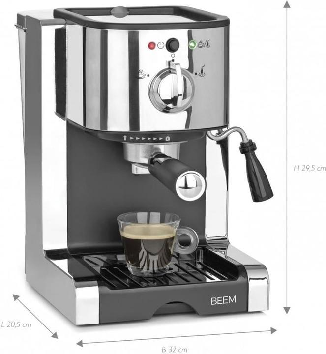 Produktbild Beem Siebträgermaschine Espresso-Perfect Silber