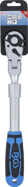 Immagine prodotto BGS Cricchetto reversibile, estensibile, angolato | uscita a comando quadro esterno 12,5 mm (1/2") | (1/2")