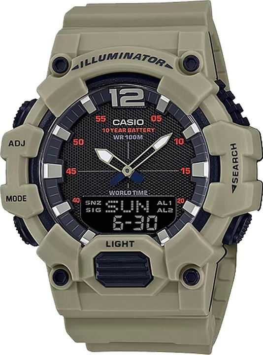 Casio Collection - HDC-700-3A3 (Digitaluhr, Analoguhr, 49 mm)