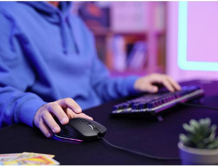 Image du produit Trust Gxt924 Ybar+ Souris De Jeu Noire (Filaire)