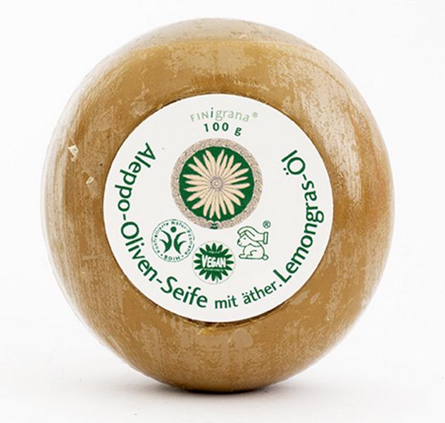 Produktbild FINigrana Aleppo Seife Lemongrass rund (Flüssigseife)
