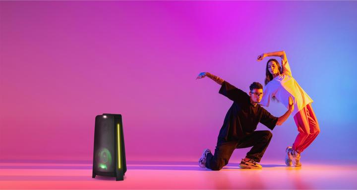 Actual product image Medion MD 43552 Party speaker black (4 h, Electrical connection, Rechargeable battery operated)