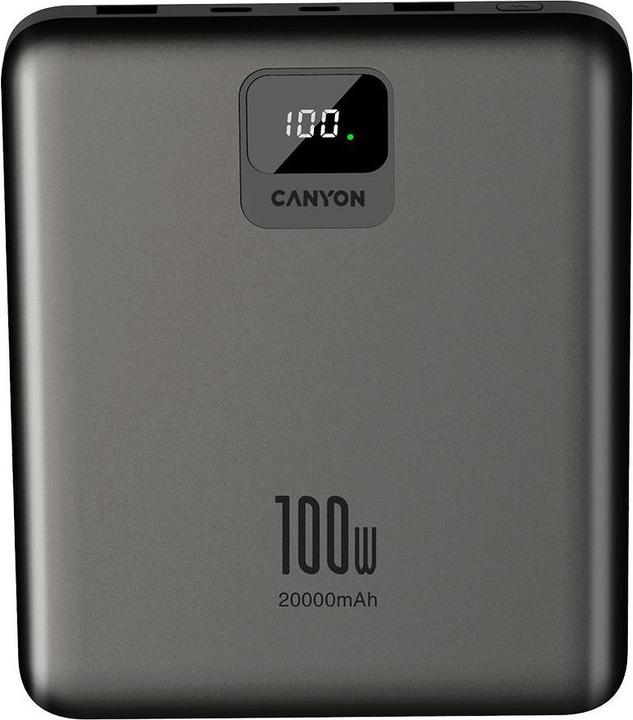 Immagine prodotto Canyon Powerbank PB-2008 LED 20000 mAh PD100W QC3.0 (CNE-CPB2008DG) (20000 mAh)