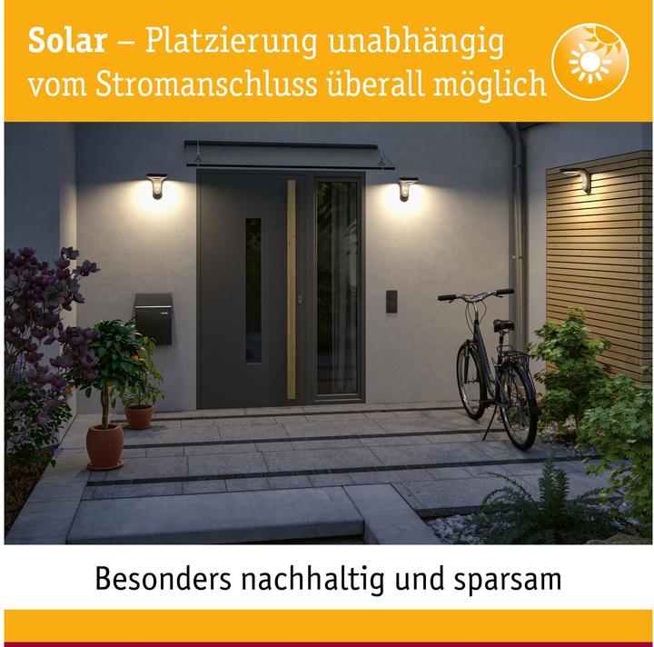 Image du produit Paulmann Numéros de maison solaires (6 lm, IP44)