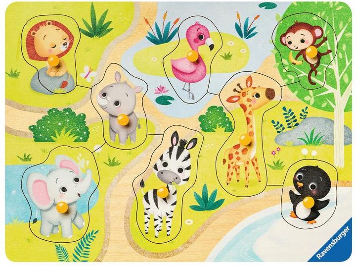 Produktbild Ravensburger Unterwegs im Zoo (8 Teile)
