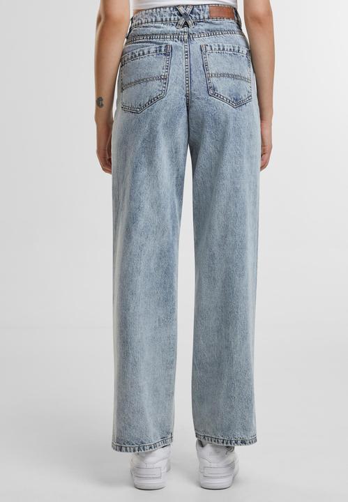 Produktbild Urban Classics Ladies Wide Leg Slit Denim (29)