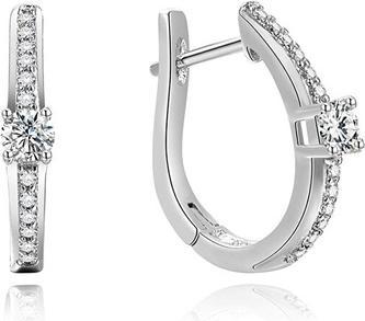 Beneto Round silver earrings AGUC185 (L)