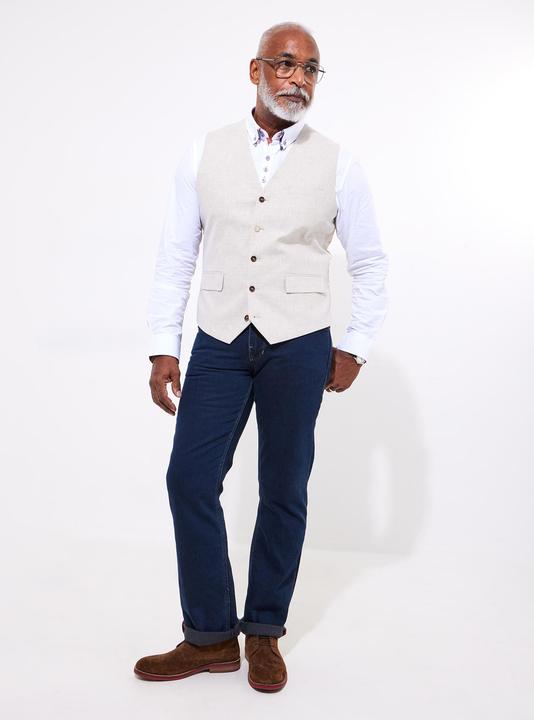 Image du produit Joe Browns Woven Linen Blend Waistcoat (54)