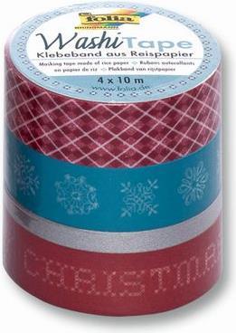 Produktbild Folia Washi Tape Weihnachten Retro
