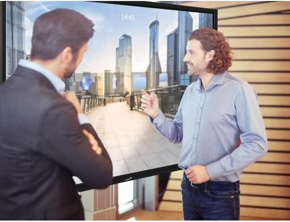 Produktbild Legamaster e-Screen Touchdisplay STX-86 feste Wandmontage (86")