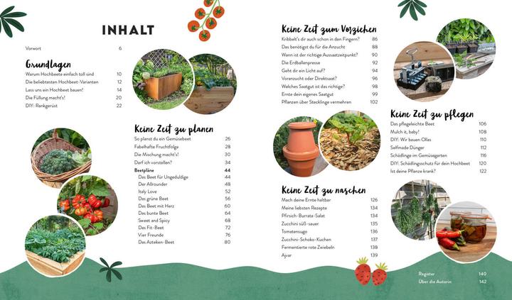 Image du produit Keine Zeit zu gärtnern – Easy Ernteglück im Hochbeet (Allemand, Jessica Achtsnicht, 2024)