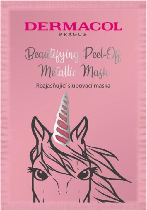 Dermacol Beautifying Peel-off Metallic Mask Brightening (15 ml)