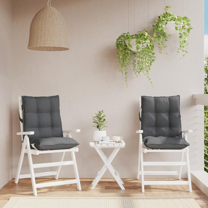 Immagine prodotto VidaXL Cuscini dello schienale basso 2 pezzi. Tessuto Oxford (100 x 50 x 7 cm)