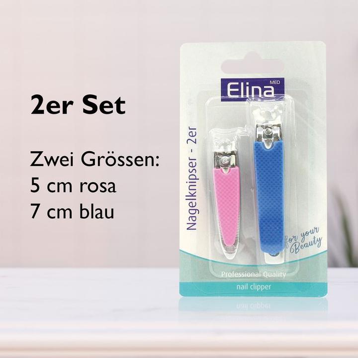 Image du produit Elina coupe-ongles coupe-ongles coupeur d'ongles manucure set de 2 pièces