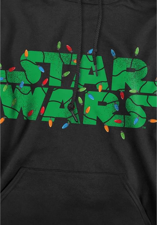 Actual product image Star Wars Mens Christmas Lights Logo Hoodie (XXL)