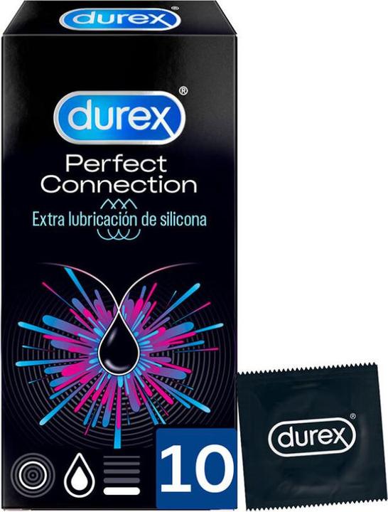 Actual product image Durex Perfect Connection Silicone Extra Lubrication 10 Units (10 pcs.)