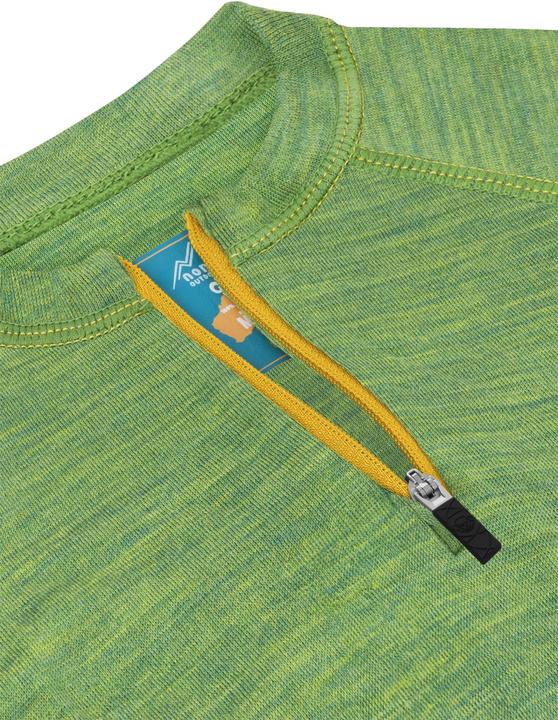 Image du produit Normani Mérinos enfants manches longues avec 1/4 zip "Nyapari" - 9545 (122, 128, 125 B)