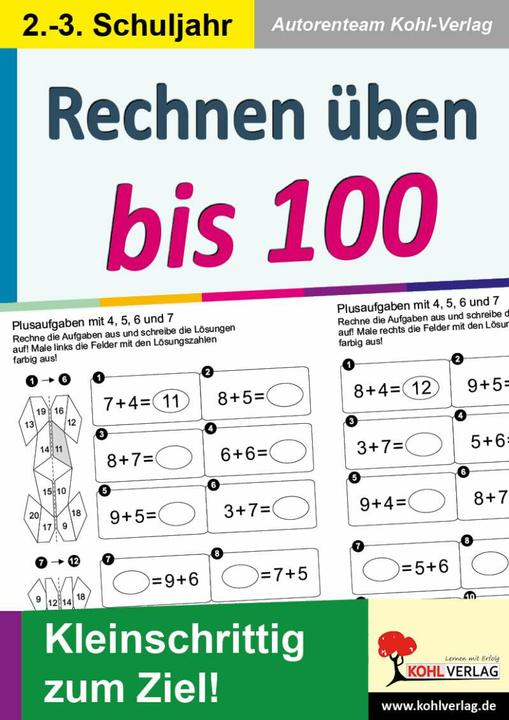Produktbild Rechnen üben bis 100 (Deutsch, KOHL VERLAG Der Verlag mit dem Baum, Autorenteam Kohl-Verlag, 2022)