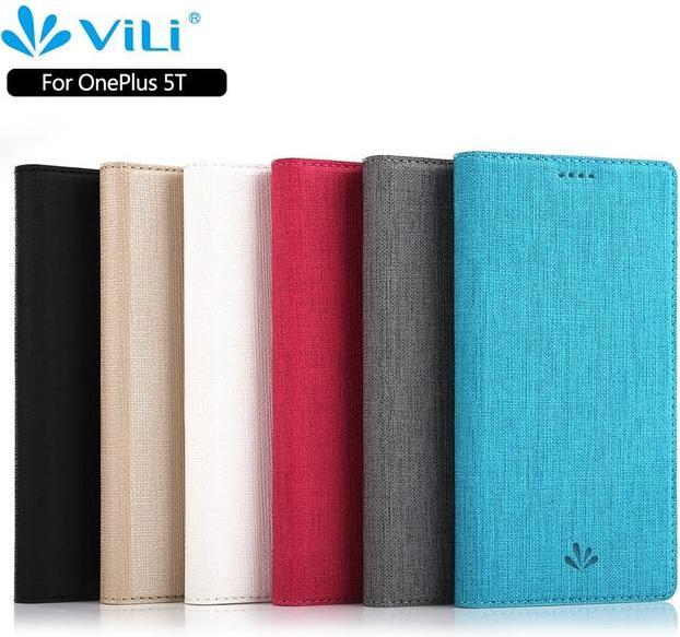 Produktbild MU Classic Leder Bookcover Hülle (OnePlus 5T)