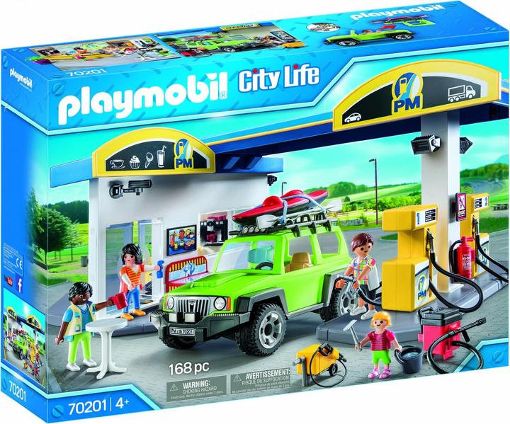 Actual product image Playmobil Large filling station (70201, Playmobil City Life)