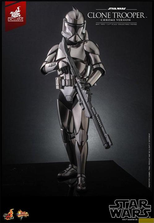 Produktbild Hot Toys Star Wars figurine 1/6 Clone Trooper (Chrome Version) 30 cm