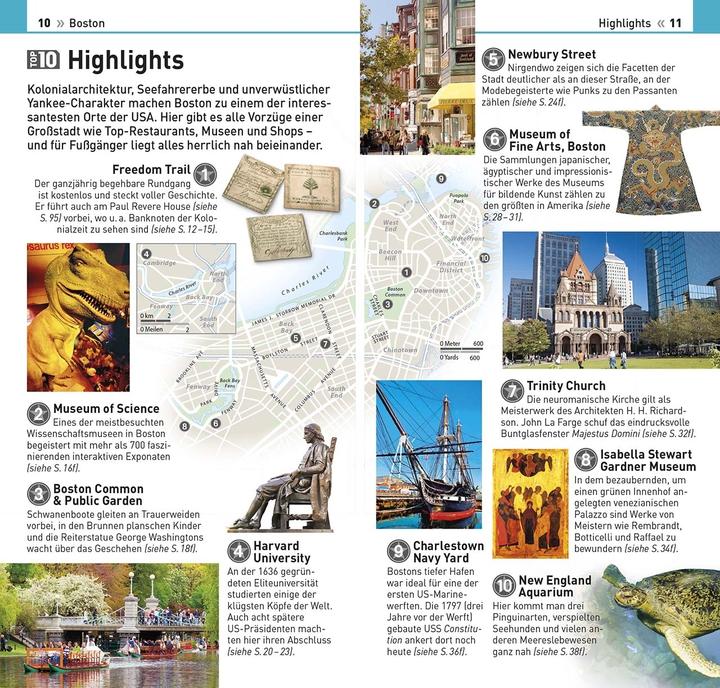 Actual product image TOP10 Reiseführer Boston (German, DK Verlag Travel, 2024)