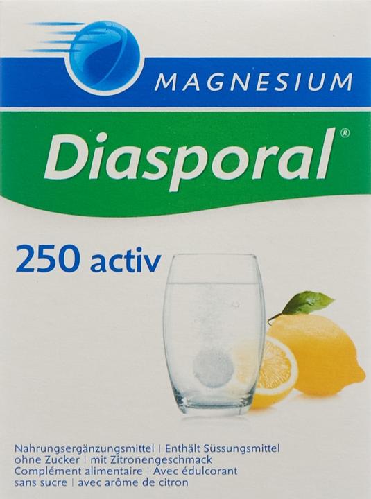 Produktbild magnesium diasporal 250 activ (20 Stück, Tabletten, 120 g)
