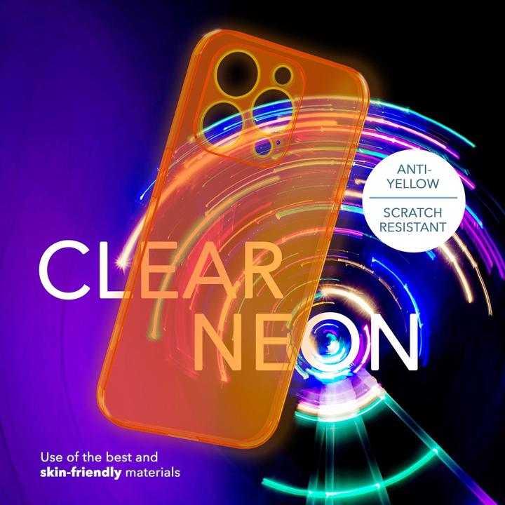 Immagine prodotto Nalia Copertura in silicone trasparente al neon (Apple iPhone 14 Pro Max)