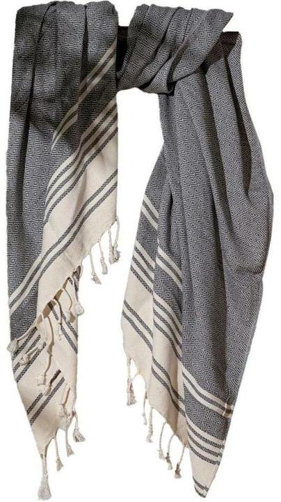 Immagine prodotto Foutastic Strandtuch New Diamond Anthracite, Schnelltrocknend: Ja (170 x 90 cm)