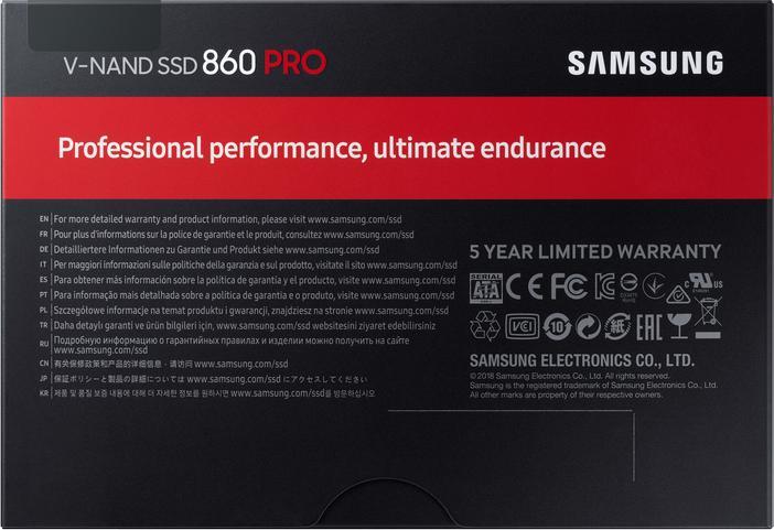 Actual product image Samsung 860 Pro (512 GB, 2.5")