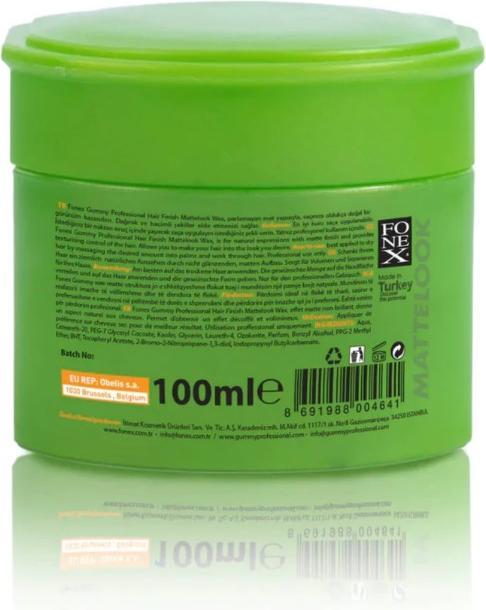 Actual product image Fongex Hair styling Wachs Matte Look 100 ml (Hair gel, 100 ml)