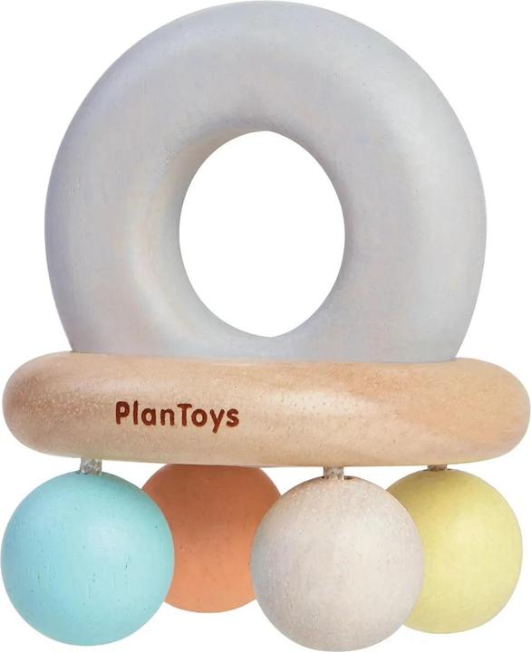 Produktbild Plantoys Perlen - Rassel pastell