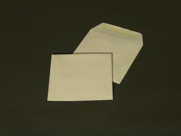 Produktbild Blanke Briefumschläge Biotop3 155x155mm 120g/qm gummiert VE=100 Stück creme (100 x)
