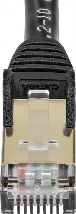 Immagine prodotto StarTech Cavo patch Cat6a 0.5m nero (STP, CAT6a, 0.50 m)