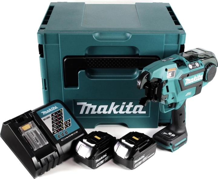 Actual product image Makita DTR 180 RFJ Battery rebar connector 18V Brushless for 0,8mm binding wire in Makpac + 2x 3,0Ah