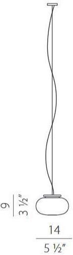 Immagine prodotto Panzeri Design PANZERI lampada a sospensione BLOW MINI Bianco