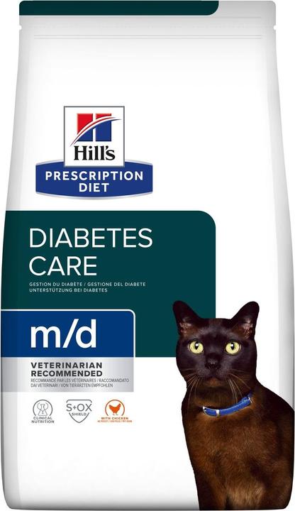 Produktbild Hill's PD M/D Diabetes Care Chicken - dry cat food - 3kg (4 Stk., 3000 g)