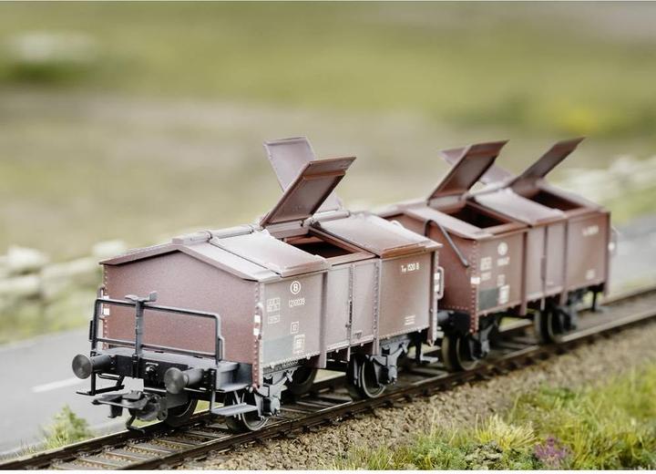 Image du produit Märklin H0 Mä Coffret de wagons à couvercles rabattables Sncb (Piste H0)
