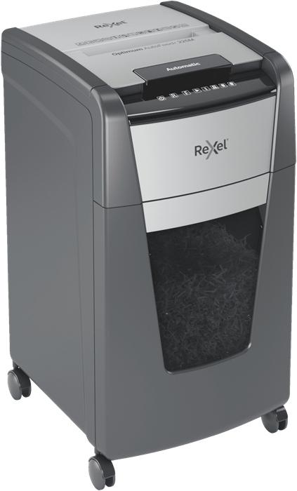 Produktbild Rexel Aktenvernichter Optimum AutoFeed+ 225M Mikroschnitt 2 x 15 mm 60 l Blattanzahl (max.): 225 Sicher (Microschnitt)