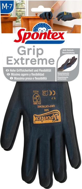 Spontex Grip Extreme tuinhandschoenen, Coating: nitril schuim, Kleur: geassorteerd, Maat: 7, Afwerking:... (7)