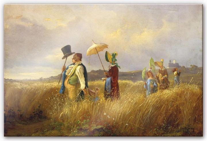 Produktbild Trenddeko Spitzweg - Der Sonntagsspaziergang (60 x 40 cm)