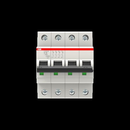 Produktbild ABB S204M-B40 Sicherungsautomat B-Char.,10kA,40A,4P S204M-B40