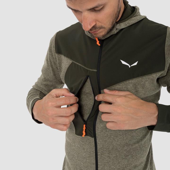 Actual product image Salewa Puez 2 Dry L/S Hood Full-Zip Tee (L)