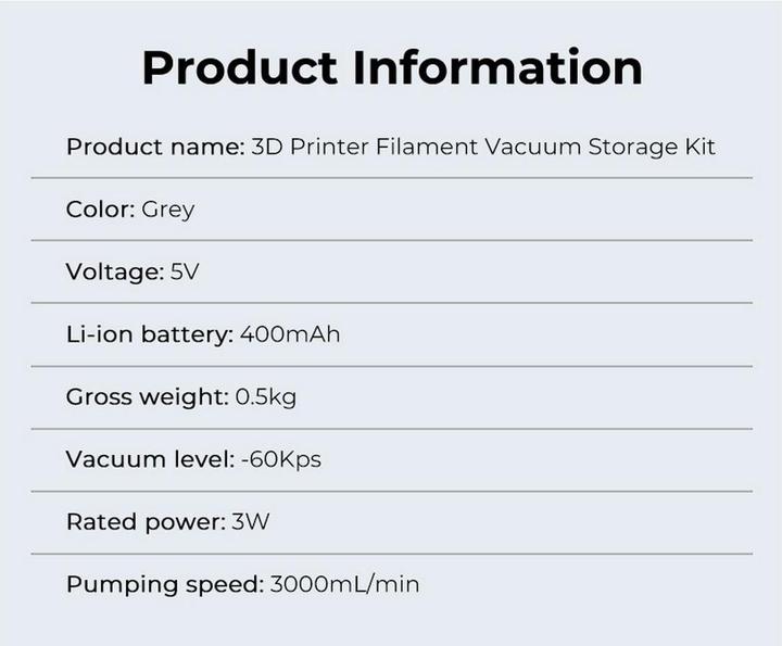 Produktbild Creality Vakuumierer Pumpe (Reinigung)