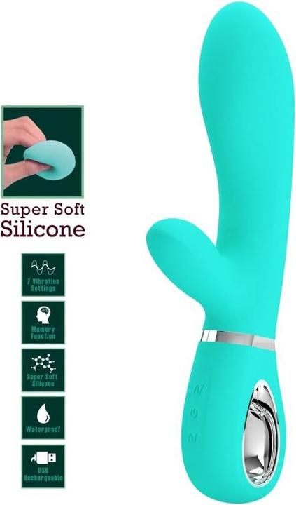 Produktbild Pretty Love Thomas Multifunktions-G-Spot-Vibrator Aqua Green