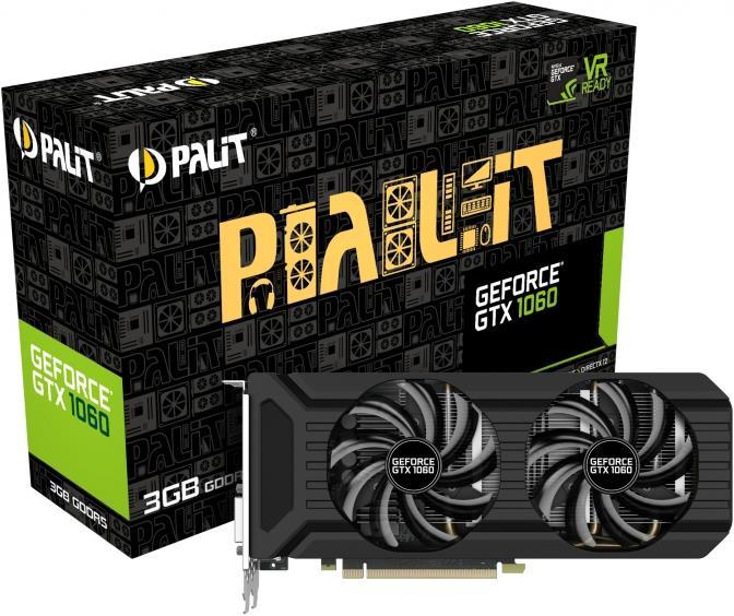 Produktbild Palit GeForce GTX 1060 Dual (3 GB)